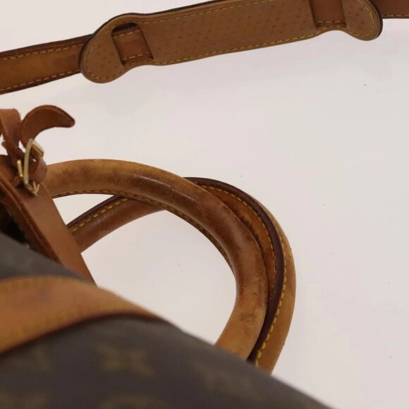 LOUIS VUITTON Monogram Keepall Bandouliere 55 Boston Bag M41414 LV Auth 134424 - Picture 11 of 16
